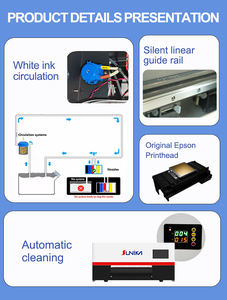 Impresora DTF de Alta Calidad XP600 de Doble Cabezal A3 con Tinta de Pigmento, Cabezal de Impresión Epson Totalmente Automático, Máquina de Impresión de Camisetas, 1 Año de Garantía - Product Image 6