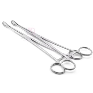 Pinces à éponges en acier inoxydable, instrument chirurgical droit et courbé, pinces hémostatiques pour pansements, fournisseur OEM - Product Image 5