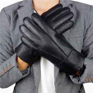 Guantes de Conducción de Cuero Vacuno a la Moda, Guantes de Trabajo, Guantes de Conducción, Venta al por Mayor de Fábrica - Product Image 4