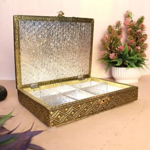 กล่องผลไม้แห้งทำจากไม้แบบโบราณมีสไตล์เหมาะสำหรับเป็นของขวัญในวันครบรอบแต่งงานและงานเฉลิมฉลองขึ้นบ้านใหม่ - Product Image 5