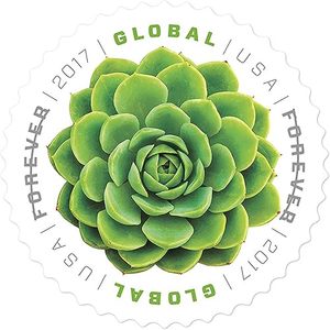 Global Forever Floral Postage Mailing Stamps Sticker Edición limitada Stamp Stickers Reward International Gift Souvenir Collect - Product Image 1