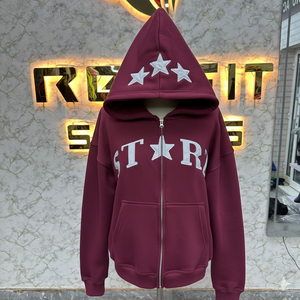 Último estilo Hot Rate Más demandado Cremallera Sudadera con capucha Puff Impreso Hecho en fábrica Precio barato Sudaderas con capucha Hombres Sudaderas con capucha para hombres - Product Image 1