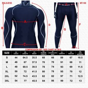 Conjunto de Compresión para Hombre, Ropa Deportiva Elástica de Secado Rápido, a Prueba de Sudor, Ajustada, para Correr - Product Image 6