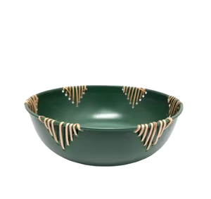 Nueva llegada de cuencos para servir de diseñador, cuencos para servir de Metal elegantes de lujo de forma redonda para frutas y ensaladas con calidad de gama alta - Product Image 4