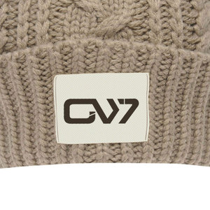 Bonnet classique à revers en tricot côtelé pour adultes Commande en gros Impression de logo et services OEM Bonnet - Product Image 5