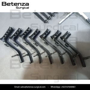 Sistema de Retracción Lumbar Microquirúrgico Manual de 15 Piezas, Acero Inoxidable Alemán, Recubrimiento de PTFE Negro, para Cirugía Ortopédica de Columna Vertebral Total o Parcial - Product Image 3