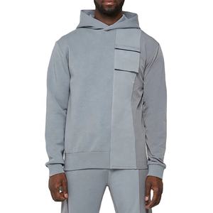 Vente en gros de sweat à capuche mode pour hommes, sweat-shirt unique à design moderne avec panneau pour streetwear OEM/ODM, fournisseur avec logo personnalisé - Product Image 1
