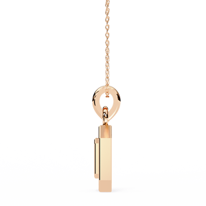 Élégant pendentif en or 14 carats avec diamant cultivé en laboratoire VVS Clarity D E Color IGI Certified Rose Yellow White Gold Charms - Product Image 4