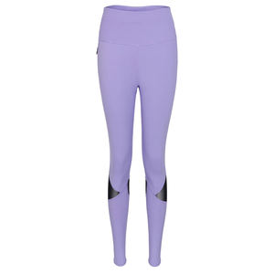 Suministro directo de fábrica, mallas de gimnasio medias de patrón sólido de moda para mujer, mallas de yoga suaves para entrenamiento, todos los colores, venta al por mayor - Product Image 3