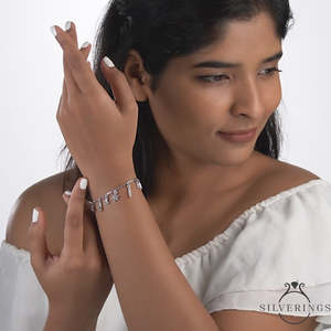 NOVAMART Fine Silverings 925 Sterling <b>Silver</b> Fine <b>Charm</b> <b>Bracelet</b> Wholesale Export - Product Image 4