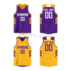 Custom Design 100% Polyester Basketball Apparel Basketball Jersey Uniforms <b>Sets</b> Youth Team Pattern Sublimation - Product Image 6