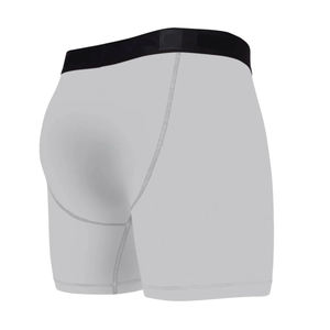 Boxer classique de couleur unie pour homme Design simple et élégant Matériau respirant doux au toucher pour le confort du bureau à domicile-Choix polyvalent - Product Image 2