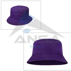 Vente en gros 100% Chapeau seau léger imperméable en coton pour hommes unisexe pliable quatre saisons Style décontracté pour la plage de voyage - Product Image 3