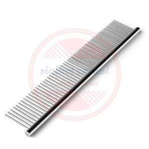 Custom Logo Stainless Steel <b>Dog</b> <b>Hair</b> Grooming Pet Comb Professional Premium Quality Pet Grooming Comb - Product Image 3