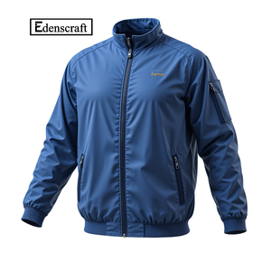 Chaqueta Deportiva Casual para Hombre, al por Mayor, Moderna, Personalizada, Ecológica, Cortavientos, de Secado Rápido, Transpirable, para Otoño y Primavera, OEM - Product Image 5