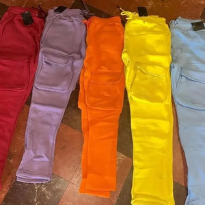 Pantalon de survêtement empilé personnalisé imprimé bouffée de jogging à ourlet brut pour hommes pantalon cargo baggy lavé à l'acide pantalon de survêtement évasé pour femmes unisexe - Product Image 6