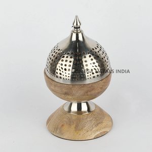 Quemador de Incienso de Acero Inoxidable con Acabado Dorado de Alta Calidad para Uso en Mezquitas/Hogares - Product Image 2