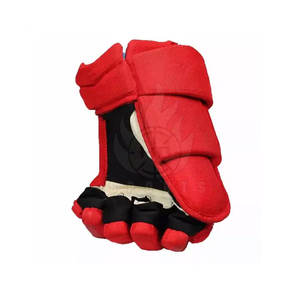 ถุงมือคริกเก็ตสำหรับเล่นกีฬาทำจากหนังสีตัดกัน - Product Image 3