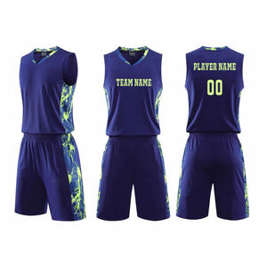 Camiseta de Baloncesto Sublimada Unisex al por Mayor, Personalizada con Logotipo Bordado Blanco, Nombre y Número, Talla Grande, Transpirable y Anti-UV - Product Image 1