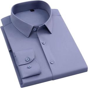 Camisa blanca Formal Premium para hombre, camisa social de manga larga de Color sólido de otoño, ropa de marca para hombre, colores personalizados, calidad Premium - Product Image 2