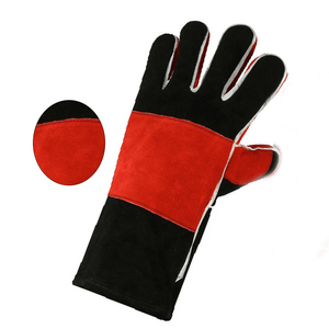 Gants de soudage en cuir de vachette à doigt complet résistants aux coupures poignées confortables gants de soudage respirants de protection - Product Image 3