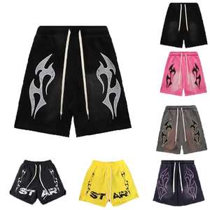 Arc-en-ciel Spray haute qualité hommes décontracté court été plage basket-ball course Fitness lavé imprimé Sport Shorts pour hommes - Product Image 1