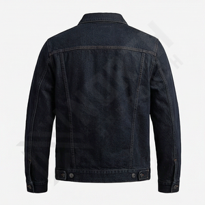 Chaqueta Vaquera Transpirable para Hombre, de Alta Calidad, con Logotipo Personalizado, Cuello Alto, Reversible, Estilo Casual, Precio Razonable - Product Image 2