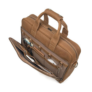 Custom Design Genuine Leather <b>Laptop</b> Bag Padded Carry <b>Case</b> Wholesale Price 2026 High Quality <b>Laptop</b> Bag For Best Online Sale - Product Image 1
