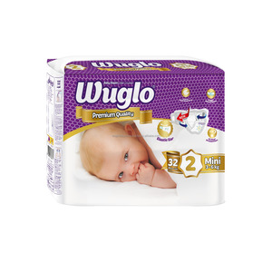 Vente chaude 2026 : Couches jetables pour bébé Wuglo de haute qualité, surface sèche, respirantes, douces, avec protection anti-fuites, fabriquées en Turquie - Product Image 3