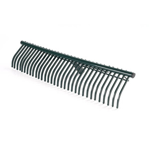 Râteau à feuilles en acier à haute teneur en carbone à 32 dents, râteau en acier, outil de jardinage, râteau pour pelouse - Product Image 1