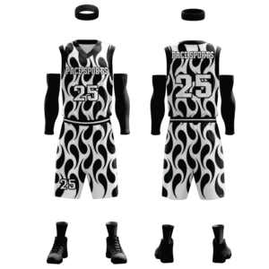 Uniforme de baloncesto de poliéster 100% profesional más vendido, ropa deportiva BSCI de alta calidad con logotipo impreso por sublimación - Product Image 5