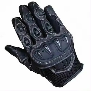 Guantes DE TRABAJO tácticos de cuero personalizados al por mayor, guantes de seguridad mecánicos antiimpacto compatibles con pantalla táctil, seguridad de nudillos duros - Product Image 6