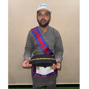 Manchettes de gauntlets maçonniques du 18e degré du Rite écossais, qualité supérieure, brodées, pour francs-maçons, qualité premium, 2026 - Product Image 5