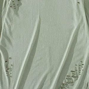 Logo personnalisé T-shirts pour hommes surdimensionnés 100% coton Distressed Ringer manches courtes respirant décontracté vente en gros à la mode été uni - Product Image 6