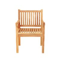 Juego de Muebles de Restaurante de Diseño Moderno y Minimalista en Madera de Teca de Alta Calidad, a un Precio Mayorista Más Económico