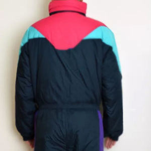 Traje de esquí colorido de buena calidad de talla grande para hombres Traje de esquí de manga larga con estampado de transferencia de calor para hombres - Product Image 6