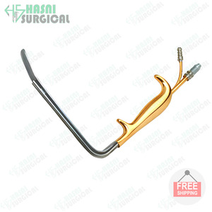 Rétracteur de sein de style Tebbetts avec pointe dentelée, guide lumineux et aspiration - Product Image 5