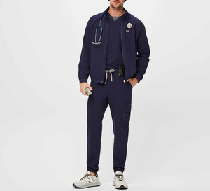manufacturer Medical Suit Pocket Nursing Overall Scrub Men <b>Doctor</b> Uniform <b>Sets</b> Medical Scrubs Suits for Men Male 2026 HI - Product Image 1