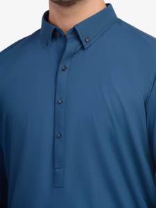 Salwar Kameez élégant pour hommes pakistanais, tenue traditionnelle musulmane de qualité supérieure pour l'Aïd, les mariages, les fêtes et le port quotidien - Product Image 3