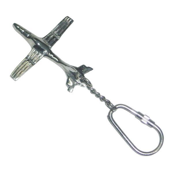 Special Design Airplane Models Keyring Hand Crafted Wholesale Amazing Casted Aluminium Personal Key Holder Ring Keychain on Sale