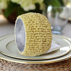 Beaded <b>Napkin</b> Rings Special Occasions Glitz Dinning Table Decor <b>Easter</b> Spring Summer <b>Napkin</b> Rings Summer - Product Image 2