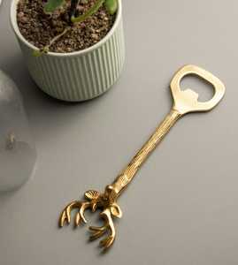 Abrebotellas de latón moderno de primera calidad con diseño ecológico para decoración y exhibición de barras de cocina - Product Image 5