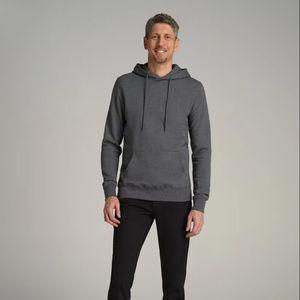 100% coton unisexe pull à capuche personnalisé polaire pull hommes grand sweat à capuche en mélange de charbon de bois hiver blanc pour hommes polaire vêtements - Product Image 1