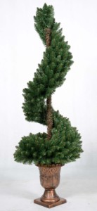 Árbol Topiario Artificial de Navidad y Arreglos Decorativos – Vegetación Invernal y Bayas 180/270/300cm - Product Image 3