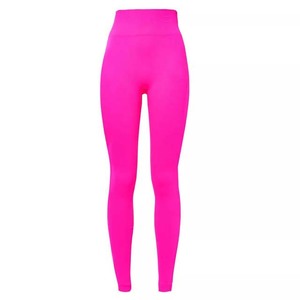 Leggings sans couture Ababus Sports 100% coton pour femmes taille haute doux confortable extensible Leggings d'entraînement de course à pied - Product Image 1