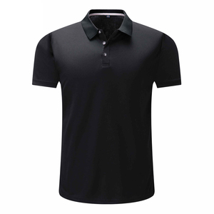 Polo de algodón elástico 100% con logotipo bordado personalizado, Polo de ajuste regular con tapeta de botones ocultos, polos de talla grande para hombre - Product Image 1