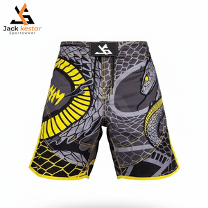 Pantalones Cortos de Artes Marciales Mixtas (MMA) de Alta Calidad con Estampado Digital para Entrenamiento de Boxeo, Logotipo Personalizado, Unisex, para Competencia, Elásticos - Product Image 1