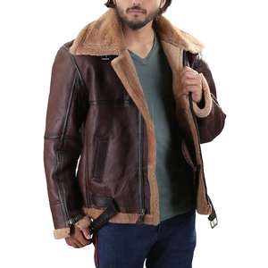 Custom College Baseball Leather Heavyweight Mens Leather Sleeves Chenille Embroidery Varsity Jacket - Product Image 3