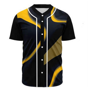 Camiseta de Béisbol de Alta Calidad - Secado Rápido, Transpirable, Antibacteriana, Absorbe la Humedad, Colores y Tallas Personalizables, Unisex para Adultos - Product Image 3