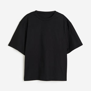 Nueva llegada de alta calidad, manga corta, logotipo personalizado, cuello redondo, Color sólido, camiseta para mujer en diferentes colores - Product Image 3